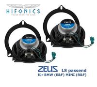 Haut-parleur coaxial Hifonics ZSB-42 10 cm (4") compatible avec BMW Série 1 E...