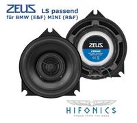 Haut-parleur coaxial Hifonics ZSB-42 10 cm (4") compatible avec BMW Série 1 E...