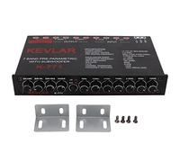 Haut-parleur Coaxial KIMISS, égaliseur Graphique Audio de Voiture Passe-bas Universel Réglage du Gain Variable à 7 Bandes Égaliseur D'entrée de Haut Niveau pour Système Stéréo
