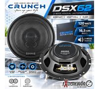 Crunch Haut-parleur coaxial DSX62 2 voies plat 16,5 cm 100/200 W 1 paire