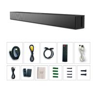 Haut-parleur de barre de son Bluetooth sans fil,filaire,Surround stéréo,système de projecteur de télévision pour Home cinéma,haut-parleur sonore Super puissant - Type with box