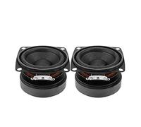 Haut-Parleur de Basse avec Un cône de Fibres polyi Lot de 2 Mini Haut-parleurs DIY 53 mm à Gamme complète, 4 ohms, 15 W, for bibliothèque et Home cinéma