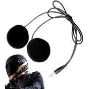 Haut-parleur de casque de moto - Accessoire de sport durable pour ski, cyclisme, motoneige, VTT, tout-terrain, moto de sport et snowboard - Utilité multi-usage extérieur et intérieur