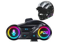 Haut-parleur de casque de moto | Haut-parleurs de casque sans fil pour moto,Écouteurs étanches à réduction du bruit 800 mAh pour le ski, la course, la tournée, la motoneige, le vélo et les trajets