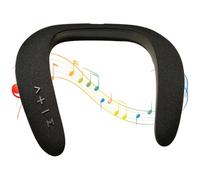 Haut-parleur de cou - haut-parleur de cou, barre de son Playtime Bandeau audio sans fil, son stéréo 5D avec haut-parleurs stéréo, pour femme, , maison, gym, extérieur, voyage, bar,