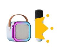 Haut-parleur de karaoké avec microphone sans fil : machine de karaoké pour , chansons amusantes, jouets et équipements de karaoké pour , adultes, adolescents et fêtes familiales