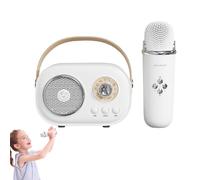 Haut-parleur de karaoké portable - audio compact, appareil de chant sans fil | Box, Connectivité de microphone portable, machine de musique rechargeable de rencontres en famille