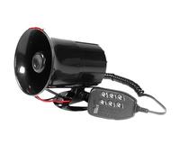 Haut-parleur De Klaxon De Sirène - Alarme De Voiture 12 V, Système Sonore Pour Camionnette, Sirène Électrique 6 Tons, Dispositif D'avertissement À Décibels Élevés | Alerter Les Conducteurs Pour La Séc