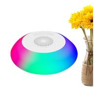 Haut-parleur de piscine flottante | Haut-parleur sans fil étanche pour piscine | Haut-parleur de salle de bain LED coloré avec 8 modes d'éclairage | Idéal pour la douche, le jardin et le bord de pisc