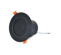 Haut-Parleur de Plafond 3 Pouces 10 W, Étanche à L'Humidité, Gamme Complète, avec Couvercle, Système Audio Domestique Tendance, Noir