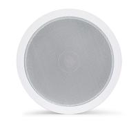Haut-parleur de plafond Fonestar avec grille ronde, pour l'insonorisation, blanc, facile à installer.