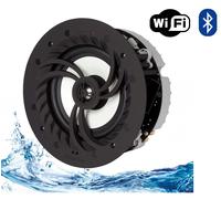 Haut-parleur de plafond Lithe Audio avec Wi-Fi pour la salle de bain IP44 06601