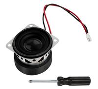 Haut-Parleur De Remplacement 4Ω 3W Pour Lecteur Audio, Haut-Parleur D’Enceinte 40mm Avec Tournevis, Kit De Réparation Facile À Installer Pour Boîte Musicale, Pièces De Rechange Durables Et Son Clair