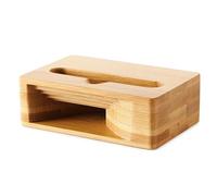 Haut-parleur De Support De Téléphone En Bois - Support De Cellule Compact Avec Amplificateur De Son | Station D'accueil De Bureau En Bois Naturel Pour Smartphone, Amplificateur Acoustique Portable