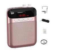 Haut-parleur de système Pa rechargeable, amplificateur de voix portable - Amplificateur de voix portable,Amplificateur sans fil avec une longue autonomie pour les présentations de yoga