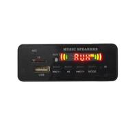 Haut-parleur de voiture avec écran coloré, carte TF, mains libres, Bluetooth, décodeur