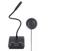 Haut-Parleur d'interphone de fenêtre, Microphone d'interphone de Compteur de fenêtre à 2 Voies, système d'interphone for guichet