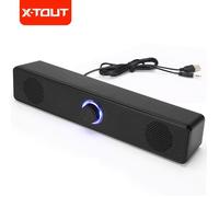 Haut-Parleur d'ordinateur,Barre de Son PC Filaire avec Stéréo Surround 4D pour portable Théâtre TV Soundbar Box Home Cinéma