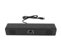 Haut-Parleur D'Ordinateur Filaire, Son Stéréo HiFi, Haut-Parleur de Bureau Bluetooth avec Volume Réglable, Haut-Parleur Mini-Bar, Haut-Parleur Externe alimenté par USB pour PC,