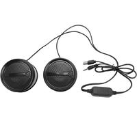 Haut-Parleur D'Ordinateur USB 2.0 et Prise Jack 3,5 Mm Haut-parleurs PC Bouton de Contrôle du Volume Son HiFi Filaire pour PC de Bureau Ordinateur Portable Smartphones (Lumineux)