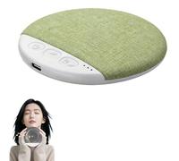 Haut-Parleur d'oreiller Bluetooth for Dormir, Haut-Parleur de Chevet Ultra Fin Blue-Tooth 5.4 for dormeurs latéraux avec minuterie de Bruit Blanc, Aide au Sommeil sans Fil(Green)