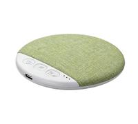 Haut-Parleur D'oreiller Pour Dormir, Enceinte De Sommeil Sans Fil, Oreiller Sonore Avec Bibliothèque De Bruits Blancs, Minuterie Intelligente, Charge Rapide, Pour Relaxation, 9.6x9.6x1.1cm