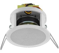 Haut-parleur ELA encastrable Monacor EDL-22/WS blanc 1 pc(s)