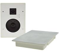 Haut-Parleur encastrable pour Plafond Mural - 2 Voies - 120 W - Profondeur d'encastrement : 34 mm - Haut-Parleur pour HiFi, Home cinéma, Cuisine, Salon - Blanc