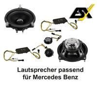 ESX Haut-parleur VXM4.2C 10 cm (4") compatible avec Mercedes S W222 Berline