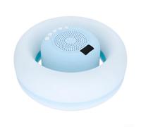 Haut-parleur étanche IPX7 pour piscine flottante compatible avec lumière d'ambiance RVB pour jardin et cour (bleu)