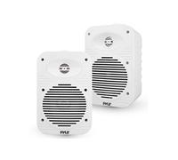 Haut-Parleur Extérieur/Intérieur - 500W 2 Voies Résistant à l'Eau 13,3 cm - Tweeter Haute Conformité 1,27 cm - Maison, Bateau, Terrasse, Piscine