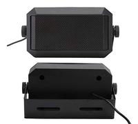 Haut-Parleur Externe de Taille compacte, Haut-Parleur de Voiture, Lecteur multimédia de Voiture à Timbre Clair, Son Fort Noir, Facile à Utiliser pour la Lecture de Musique