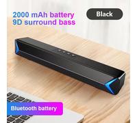 Haut parleur filaire et sans fil, compatible Bluetooth, barre de son, caisson de basses pour Home cinéma, haut parleur à carte TF, Radio FM