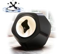 Haut-Parleur Fluide Magetic, Visualisez Veom Haut-Parleur Bluetooth Portable Audio Fluide Magetic, Haute Fidélité 360° Surroud Soud, BT 5.0 Trasmissio, Touch Desig, pour Le Bure, Black