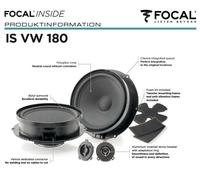 Focal IS VW 180 (la paire) - Haut-parleurs voiture
