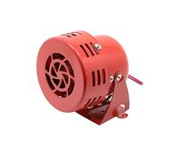 Haut-parleur,Funien Klaxon sonore fort 12V 105dB voiture électrique frein moteur Air Raid sirène klaxon alarme fort 50 s rouge pour voiture camion moto