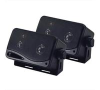 Haut Parleur D'Extérieur Noir A Mural Pyle 15,00 CM PLMR24B Pizzeria Bureau