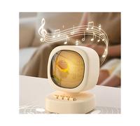Haut-Parleur Karaoké Stéréo Hi-Fi Rétro avec Éclairage D'Ambiance, Intelligent Sans Fil pour Enfants, avec 2 Microphones
