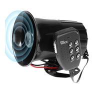 Haut-parleur klaxon d'alarme - Alarme sirène puissante, système sonore 6 tons | Sirène de sécurité électrique 12 V, klaxon d'alarme de voiture, haut-parleur de sirène multi-tons, système d'ala