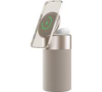 Haut-parleur magnétique, chargement sans fil | Haut-parleur Bluetooth | Veilleuse chaude | Peut être utilisé comme support de téléphone portable | Les écouteurs/téléphones portables peuvent être recha