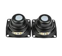 Haut-Parleur magnétique Universel, 2 pièces, 53mm, 2 Pouces, Gamme complète, 4ohm, avec Espace de Trou de Fixation, Petit Haut-Parleur multimédia Basse 10W