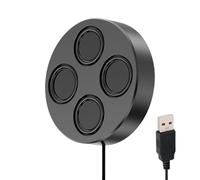 Haut-Parleur Magnétique | USB Filaire Volume Élevé Graves Profonds | Enceintes Magnétiques pour Ordinateur Portable,pour Voyage Maison Fête Salle de Classe Salle de Jeux Bibliothèque