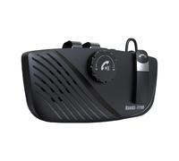 Haut-parleur mains libres avec réduction de bruit 2 en 1, pare-soleil compatible Bluetooth, haut-parleur avec écouteurs pour voiture