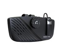 Haut-parleur mains libres avec réduction de bruit 2 en 1, pare-soleil compatible Bluetooth, haut-parleur avec écouteurs pour voiture