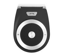 Haut-Parleur Mains Libres pour Voiture, Très Longue Veille, Portable, avec Clamp/Holder de Visière, pour Une Conduite Sûre, Commande Vocale, Conférences Téléphoniques en Voiture/Maison pour