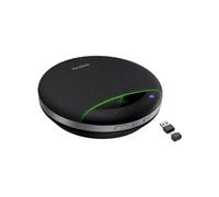 Haut-parleur Mains Libres Yealink SP96 Bluetooth 5.3 Noir avec Dongle USB-C/A, Portée 30m, Autonomie 26h, Annulation d'Écho, Recharge USB