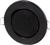 Haut-Parleur métallique encastrable 3W, Design halogène, 60mm, Noir