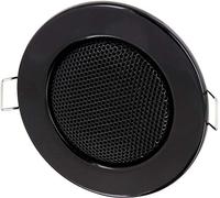 Haut-Parleur métallique encastrable 3W, Design halogène, 60mm, Noir