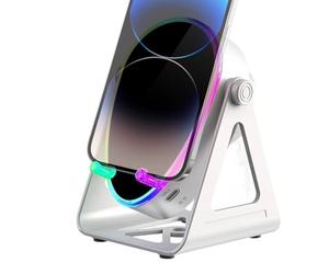 Haut-Parleur : Module sans Fil, Support pour capteur, amplificateur stéréo, lumière de Couleur Rechargeable, hub Audio en Mode, Matrice de stabilisation du Signal améliorée pour