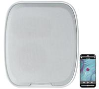 Haut-Parleur Mural Rechargeable avec Radio et Fonction Bluetooth - Coloris Blanc [auvisio]